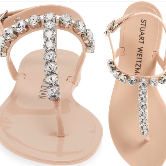Stuart Weitzman Shoes - Stuart Weitzman Jelly Flat Round Jewel Jaide